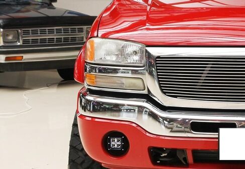iJDMTOY LED Pod Light Fog Lamp Kit Compatible with 2003-06 GMC Sierra 1500 2500 3500, Includes (2) 20W High Power LED Cubes, Foglight Location Mounting Brackets & Wiring/Adapter Harnesses in Saudi Arabia