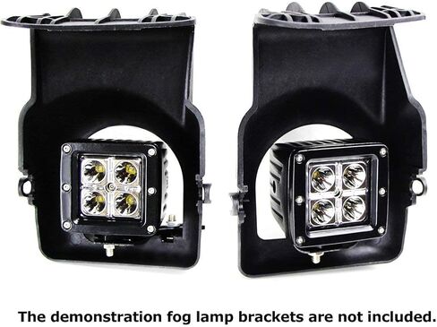 iJDMTOY LED Pod Light Fog Lamp Kit Compatible with 2003-06 GMC Sierra 1500 2500 3500, Includes (2) 20W High Power LED Cubes, Foglight Location Mounting Brackets & Wiring/Adapter Harnesses in Saudi Arabia