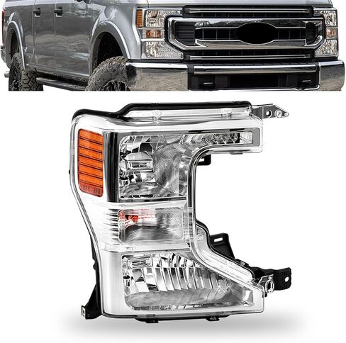 LABLT Headlight Assembly Replacement for F250 F350 F450 2020 2021 2022 Headlight Passenger Side Replacement for LC3Z13008A FO2503405C in Saudi Arabia