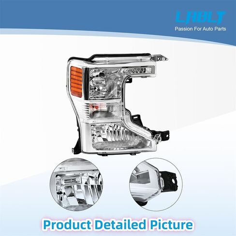 LABLT Headlight Assembly Replacement for F250 F350 F450 2020 2021 2022 Headlight Passenger Side Replacement for LC3Z13008A FO2503405C in Saudi Arabia