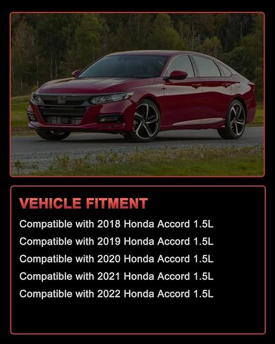 847-1654 Turbo with Actuator, Turbocharger Replacement for 2018-2022 Honda Accord 1.5L, Part# 6A0-F4-TC, 189006A0001 in Kuwait