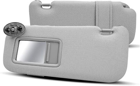 Driver Side Sun Visor Fit for Toyota Corolla 2007-2013, Front Left Sun Protection Shade Replace 74320-02711-E0 7432002711E0 Beige Cloth in Kuwait