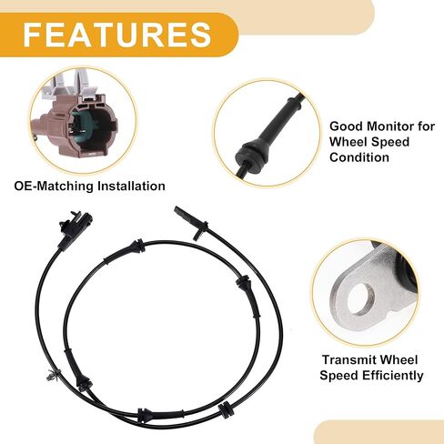 مستشعر سرعة العجلات ABS رقم 47901EA002 مستشعر ABS الخلفي الأيسر مستشعر نظام الكبح المضاد للقفل لنيسان Xterra 2005-2012 in Kuwait