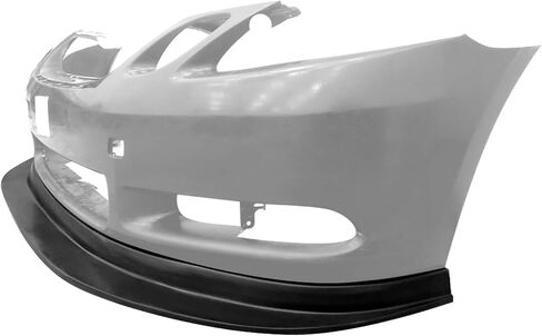 IKON MOTORSPORTS Front Bumper Lip, Compatible with 2006-2007 Lexus GS300 GS350 GS430, MDA Style Unpainted Black PU Polyurethane Air Dam Chin Spoiler Protector Splitter in Saudi Arabia