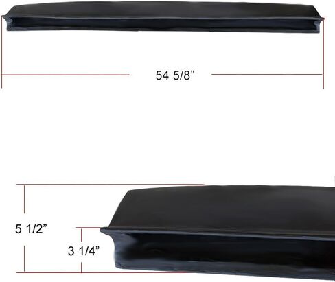 سبويلر الباب الخلفي مناسب لسيارة تشيفي S10 1994-2004 54-5/8" in Saudi Arabia