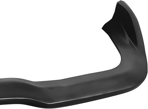 IKON MOTORSPORTS Front Bumper Lip, Compatible with 2006-2008 Honda Civic Coupe, CS Style Unpainted Black PU Air Dam Chin Spoiler Protector Splitter in Saudi Arabia