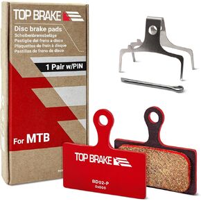 قرص فرامل علوي للدراجة الجبلية مكابح لشيمانو XTR M9000/9020 Deore XT M785/ M8000 | دراجات جبلية، انحدار، دراجات تريل | مركب سيراميك، خيار صامت، إصدار عالي الأداء، أحمر (متضمن رقم التعريف الشخصي) in Kuwait