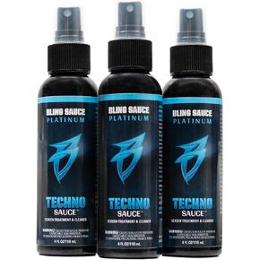 Bling Sauce Techno Sauce 3-Pack, Electronics Screen Cleaner & Treatment, 4oz Each in Kuwait