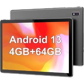 BYYBUO Android Tablet، 10.1 بوصة Android 11 Tablet، 2GB RAM 32GB ROM، شاشة لمس عالية الدقة 1280x800 IPS، بطارية 5000 مللي أمبير، كاميرا مزدوجة، واي فاي، بلوتوث in Kuwait