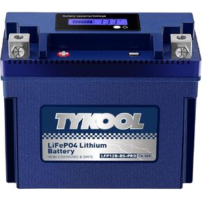 YTX20CH-BS Lithium LiFePO4 Motorcycle Battery, 12V 8Ah, 480CCA, Built in BMS, Powersports Battery,for ATV,UTV,Jet Skis, Snowmobiles, Scooters in Kuwait