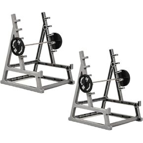 2 Pack Squat Rack Pen Holder for Desk, Mini Barbell Rack Pencil Organizer with Weights, Fun Gym-Themed Desktop Accessories for Fitness and Weightlifting Fans in Kuwait