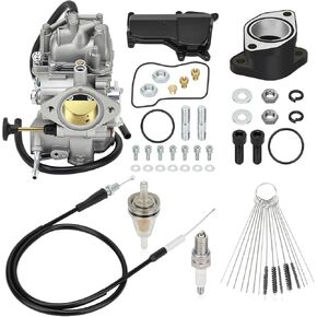 JAVIK Carburetor Carb Assy & Intake Manifold With Throttle Cable For Yamaha 1993-2004 Warrior 350 YFM350X O.E.M# 3GD-14101-00-00 1UY-13586-02-00 in Kuwait