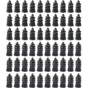 60PCS Tire Repair Rubber Nail, Vacuum Tire Repair Kits Spiral Rubber Nails, Self-Service Tire Repair Nail, Rubber Screws Fast Tool for Auto Truck, Motorcycle, Tractor tire Puncture Repair in Kuwait