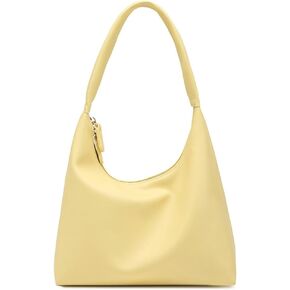 Slouchy PU Leather Hobo Bags Women Trendy Underarm Shoulder Bag Crescent Crossbody Purses College Travel Tote Handbag 2026 in Kuwait