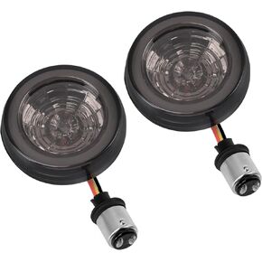 مصابيح إشارات الانعطاف LED للدراجة النارية الأمامية 1157 أضواء رصاصة مناسبة لدراجة Harley Softail Dyna Sportster Touring CVO Electra Glide Classic Street Glide Road Glide in Kuwait