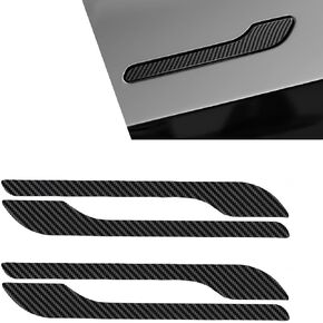 4 PCS Car Door Handle Cover Stickers, Luminous Car Door Handle Protector, Anti-Scratch Automotive Door Handle Wraps, Compatible with Model Y/3 (Luminous) in Kuwait
