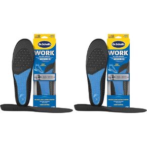 Dr. Scholl's Work All-Day Superior Comfort Insoles (with) Massaging Gel®, Men, 1 Pair, Trim to Fit (Pack of 2) in Kuwait