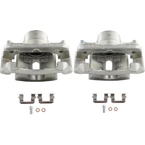 19B3310 19B3311 مجموعة فرامل قرص الفرامل الأمامية اليسرى واليمنى مع دعامة متوافقة مع 2006-2012 لإنفينيتي لـ FX35، 2013 لإنفينيتي لـ FX37، 2006-2008 لإنفينيتي لـ FX45 in Kuwait