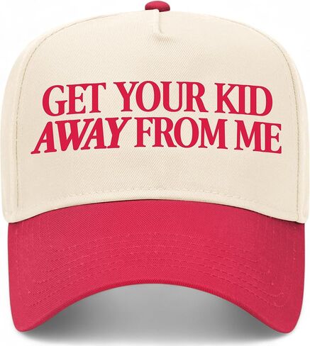 Get Your Kid Away from Me Vintage Trucker Hat | Premium Snapback Baseball Hat for Men & Women in Saudi Arabia