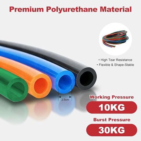 for 13 15 18 Eaton Fuller Transmissions Air Line Kit Includes 4 PU Lines, 6 Straight & 3 90-Degree Copper Fittings, 12 Ties & Teflon Tape in Kuwait