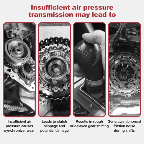 for 13 15 18 Eaton Fuller Transmissions Air Line Kit Includes 4 PU Lines, 6 Straight & 3 90-Degree Copper Fittings, 12 Ties & Teflon Tape in Kuwait