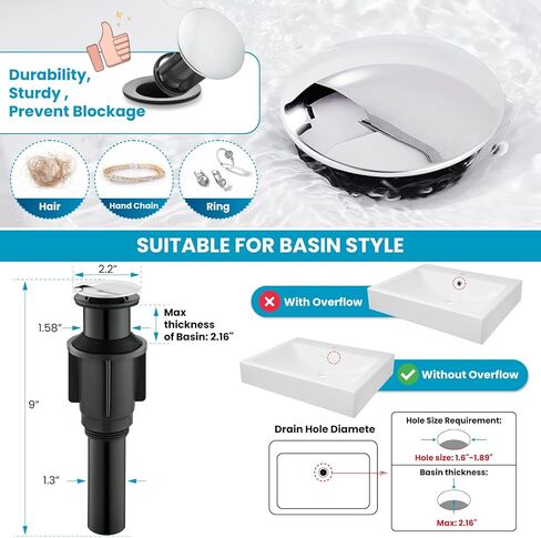 gotonovo شلال سفينة بالوعة صنبور للحوض 1 حفرة، مقبض واحد طويل القامة بالوعة الحمام صنبور، النحاس شلال الحمام صنبور جولة الجسم خلاط الحنفية مع يطفو على السطح استنزاف وخط العرض، الكروم البولندية in Kuwait