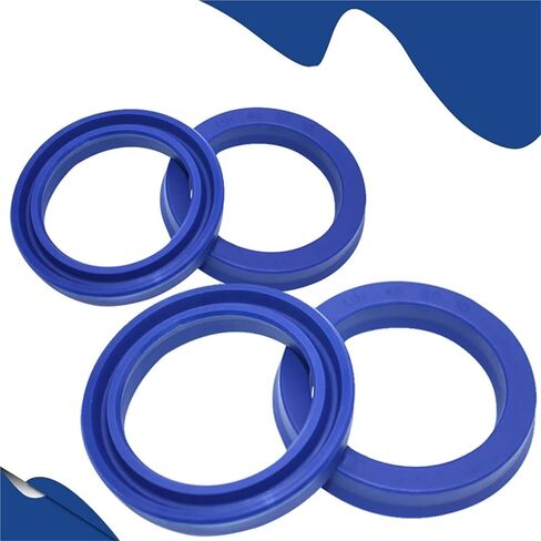ID 40-48mm Polyurethane Hydraulic Cylinder Oil Sealing Ring UN/UHS/U/Y Type Shaft Hole Sealing Ring Gasket(40x48x6mm(2pcs)) in Kuwait