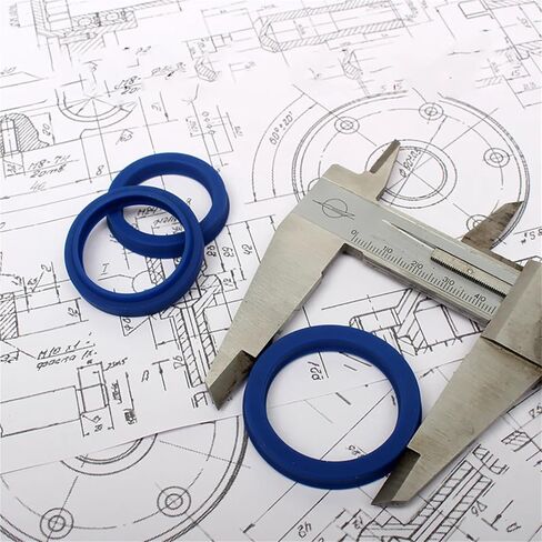 ID 40-48mm Polyurethane Hydraulic Cylinder Oil Sealing Ring UN/UHS/U/Y Type Shaft Hole Sealing Ring Gasket(40x48x6mm(2pcs)) in Kuwait