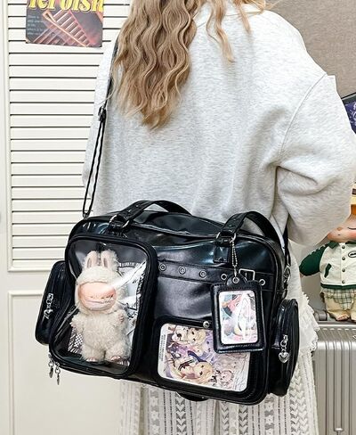 Cutecore Itabag Kawaii Shoulder Bag - Aesthetic Y2k Ita Bag Coquette Harajuku Handbag Purse Tote Trendy JK Purse in Saudi Arabia