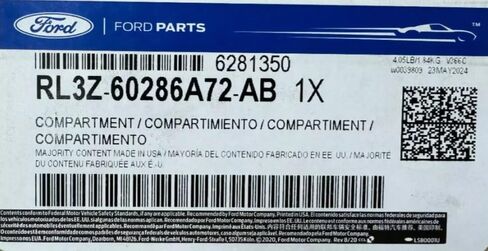 Ford 2024+ F-150 Rear Bed Cargo Partition Load Compartment Storage Bin Assembly RL3Z-60286A72-AB in Saudi Arabia