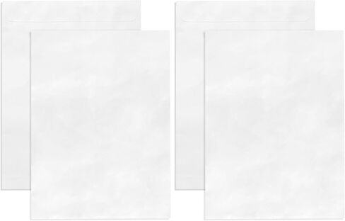 100 9x12 Tyvek Envelopes, Self Seal 9 x 12 Catalog Mailer, Ultra Strong 14lb Tear Resistant Material, Designed for Secure Mailing, Strong Peel and Seal Flap, 100 Envelopes in Kuwait