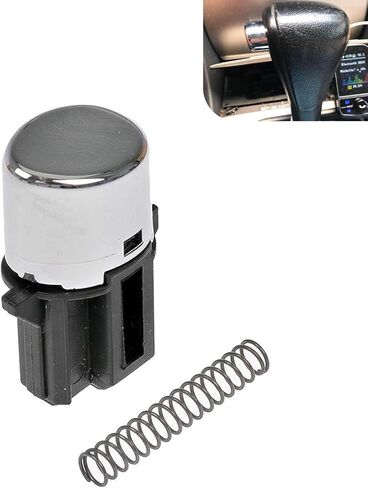 Shift Lever Button, Shift Shifter Stick Head Button with Spring, OEM #54132-SDA-A81 Conversion Accessories, Compatible with Honda Accord 2003-2007 (Black) in Kuwait