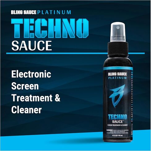 Bling Sauce Techno Sauce 3 عبوات، منظف ومعالجة شاشة الإلكترونيات، 4 أونصة لكل منها in Kuwait