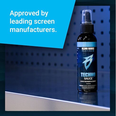 Bling Sauce Techno Sauce 3 عبوات، منظف ومعالجة شاشة الإلكترونيات، 4 أونصة لكل منها in Kuwait