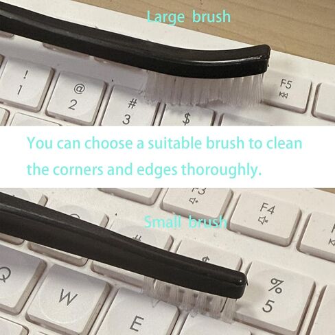 22Pcs Small Cleaning Brushes Set with Nylon Bristles – Mini Stiff Detailing & Crevice Brushes for Jewelry, Cars, Kitchen, and Tight Spaces in Kuwait