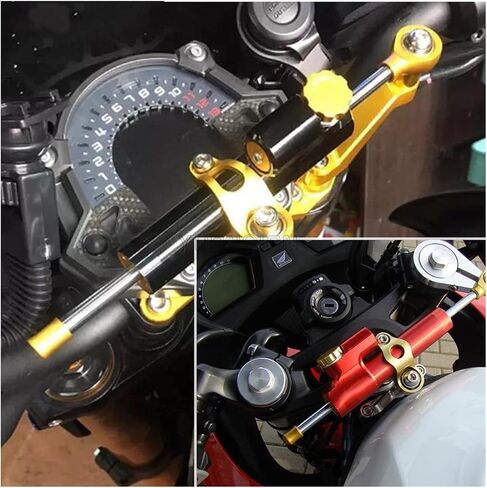 Motorcycle Damper Steering Stabilize Safety Control for Honda for CBR500R for CBR500 R for CBR 500R for CBR 500 R 2019-2023 Motorcycle Steering stabilizer (Color : 6) in Saudi Arabia