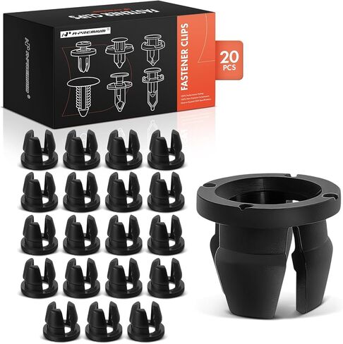 A-Premium 10 mm Nylon Grille & Side Marker Light Grommet Retainer Clips Compatible with Nissan Sentra 2000-2003 Frontier Pathfinder Armada Maxima Titan Armada Xterra & More, 20 PCS (1.06 oz) in Saudi Arabia
