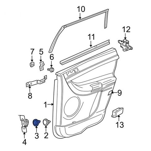 51 قطعة من Rexka مثبت لوحة تزيين الباب لكرايسلر 6505292AA Vans Grand Voyager Pacifica Town & Country Voyager Dodge Caravan Grand Caravan RAMC/V - مزيل جسم لوحة الزخرفة التلقائي in Kuwait
