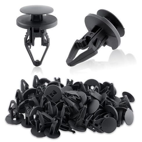 30pcs Black Nylon Cowl & Fender Liner Push-Type Retainer Clips Compatible with Ford W712196-S300 Edge Escape F-150 GM 11589293 Buick Century, Lacrosse Regal, Equinox, Pontaic Torrent in Saudi Arabia