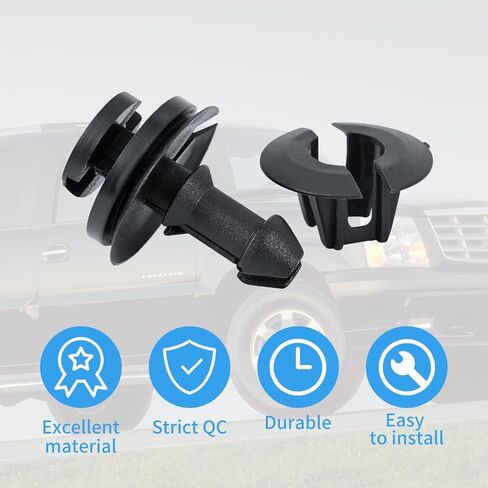WHALETAIL 10 Sets Front Air Deflector Retainers Clips Replace 15733971 15733970 Compatible with Cadillac Escalade Chevy GMC Trucks in Kuwait