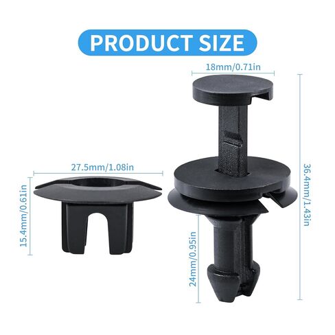 WHALETAIL 10 Sets Front Air Deflector Retainers Clips Replace 15733971 15733970 Compatible with Cadillac Escalade Chevy GMC Trucks in Kuwait