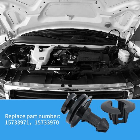 WHALETAIL 10 Sets Front Air Deflector Retainers Clips Replace 15733971 15733970 Compatible with Cadillac Escalade Chevy GMC Trucks in Kuwait