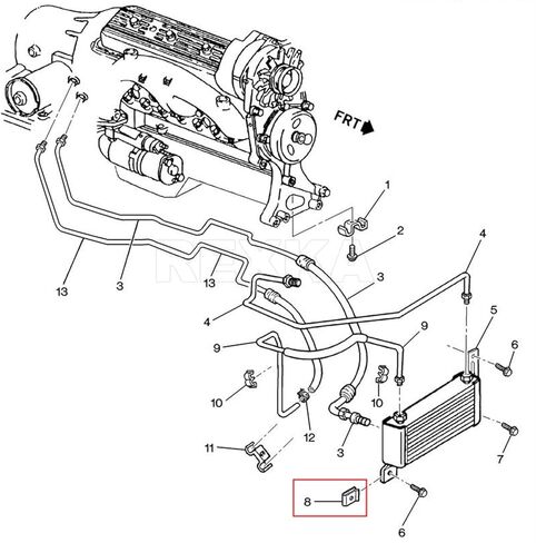 25 قطعة من ريكسكا M6-1.0 صواميل زنبركية مقذوفة على شكل حرف U متعددة الأغراض لشاحنات سيارات GM Ford Chevy Buick GMC Cadillac Hummer Oldsmobile Pontiac Saturn in Kuwait