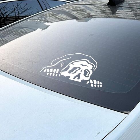 5 قطع من ملصقات السيارات الممتصة للصدمات غريم ريبر لمركبات شاحنة الزجاج الأمامي (6.7 × 3.7) in Kuwait