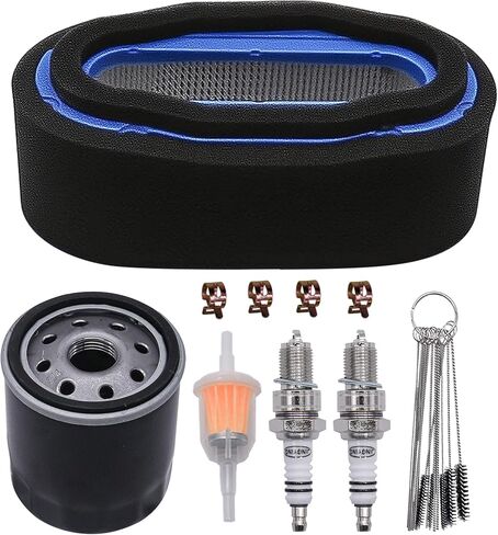 FH601V FH641V Air Filter Fit for Kawasaki 11013-7005 11013-7010 11013-7024 11013-7027 FH601V FH641V FH680V FH721V 19-25HP Vertical Shaft Engines/With 49065-7010 49065-0724 Oil filter in Kuwait