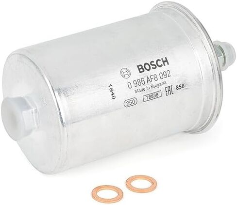 BOSCH 0986AF8092 Gasoline Fuel Filter - Compatible with Select Mercedes-Benz 400SE, 400SEL, 500SEC, 500SEL, 600SEC, 600SEL in Saudi Arabia