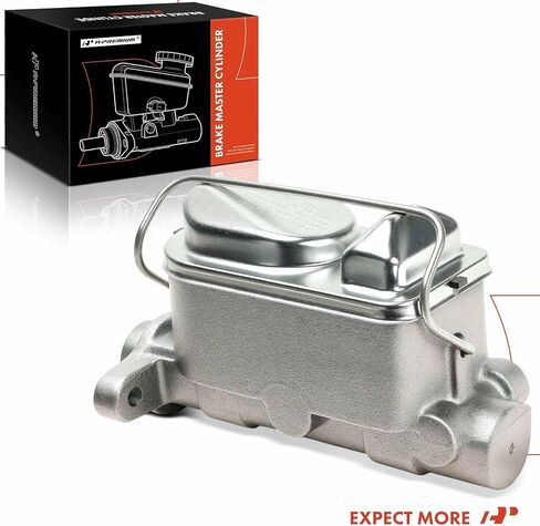 A-Premium Brake Master Cylinder with Reservoir and Cap Compatible with Ford Vehicles - F-150 1977, F-250 1977-1979, F-350 1979, E-250 Econoline Club Wagon 1977-1985, E-250 Econoline 1977-1985 in Saudi Arabia