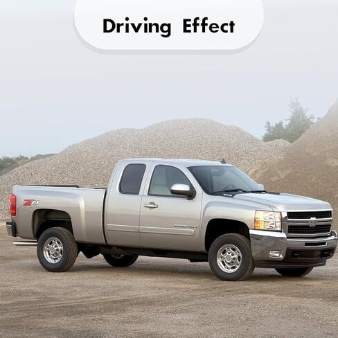 إطار مطلي بالكروم أسود غير لامع شواية مصبغة مع شعار يناسب 2007-2010 تشيفي سيلفرادو 2500HD 3500HD WT LT LTZ يناسب 25825521 GM1200608 in Kuwait