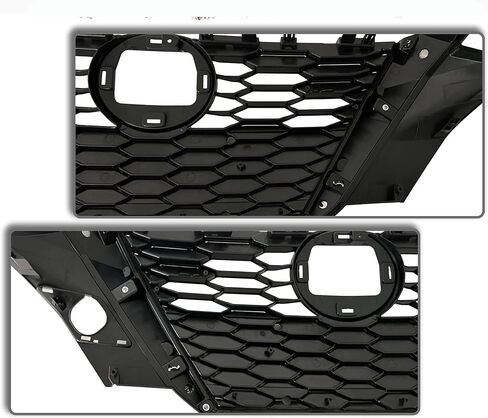 Front Bumper Grille Upper Honeycomb Grill Black With Chrome For 2020 2021 Nissan Sentra 623106LB0A in Kuwait