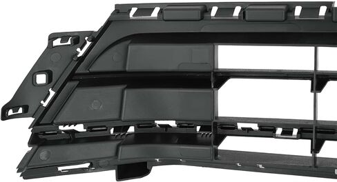 KARPAL Front Bumper Grille Compatible with 2015 2016 2017 2018 Volkswagen Jetta Sedan Textured Black Plastic, Replacement 5C6853677Q9B9 VW1036136 in Saudi Arabia